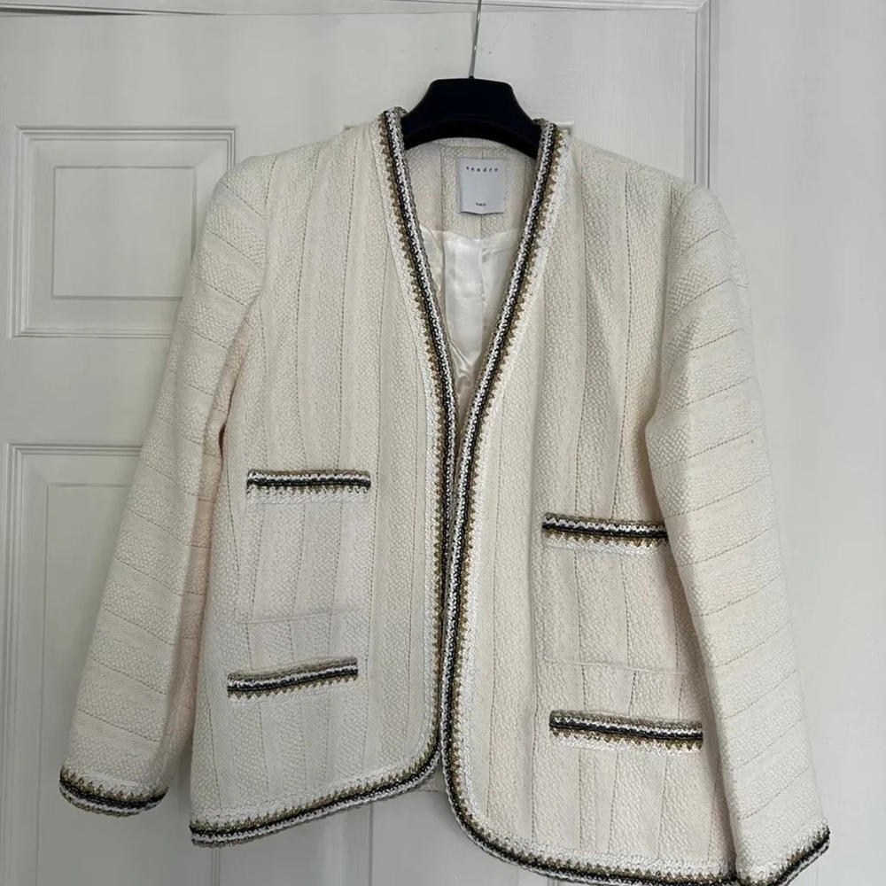 Sandro tweed jacket